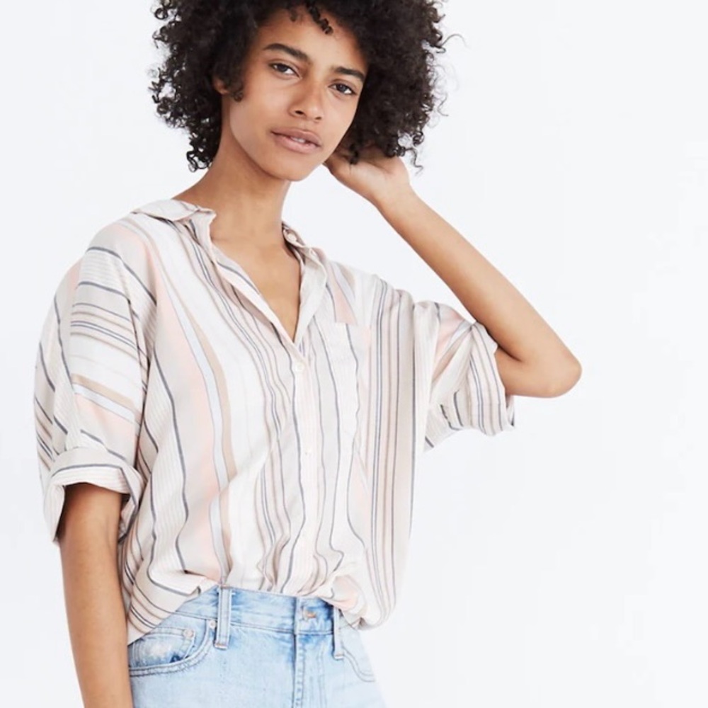 Madewell Courier Shirt Aldwin Stripe